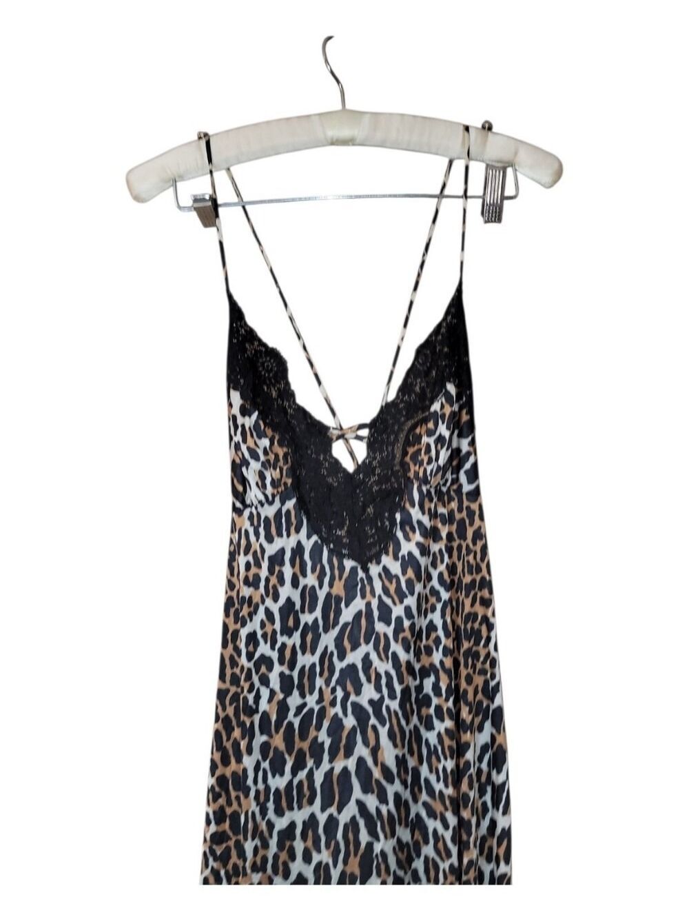 Vintage Vanity Fair Silky Animal Print Gown Slip Dress Exquisite Glam 34 S - Picture 3 of 5